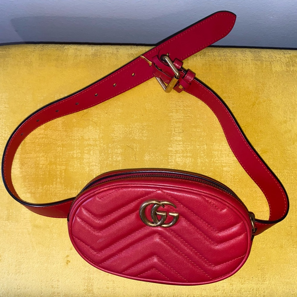 Gucci Marmont Belt Bag Matelasse